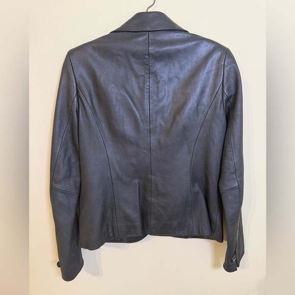 Kasper Leather Blazer *GOOD USED CONDITION* - Picture 11 of 16